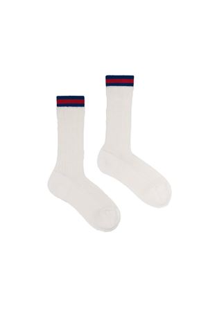 White rib stitch cotton socks GUCCI KIDS | 7935933KABK9168